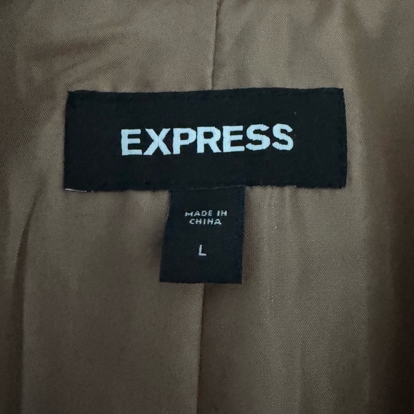 Express Women's Camel Trench Coat - Picture 3 of 5